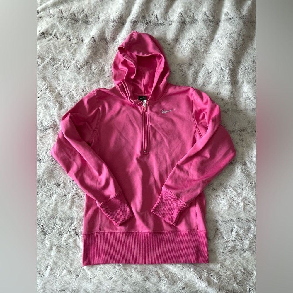 Nike quarter zip sweatshirt top extra small shirt xs vintage Y2K pink pullover